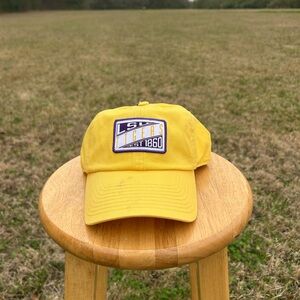 Retro LSU Tigers Yellow Adjustable Hat